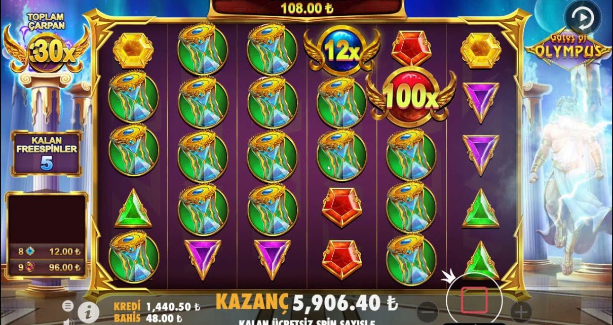 GATES OF OLYMPUS l DEDE BİZİ SON KURŞUNDA İPTEN ALDI.!!