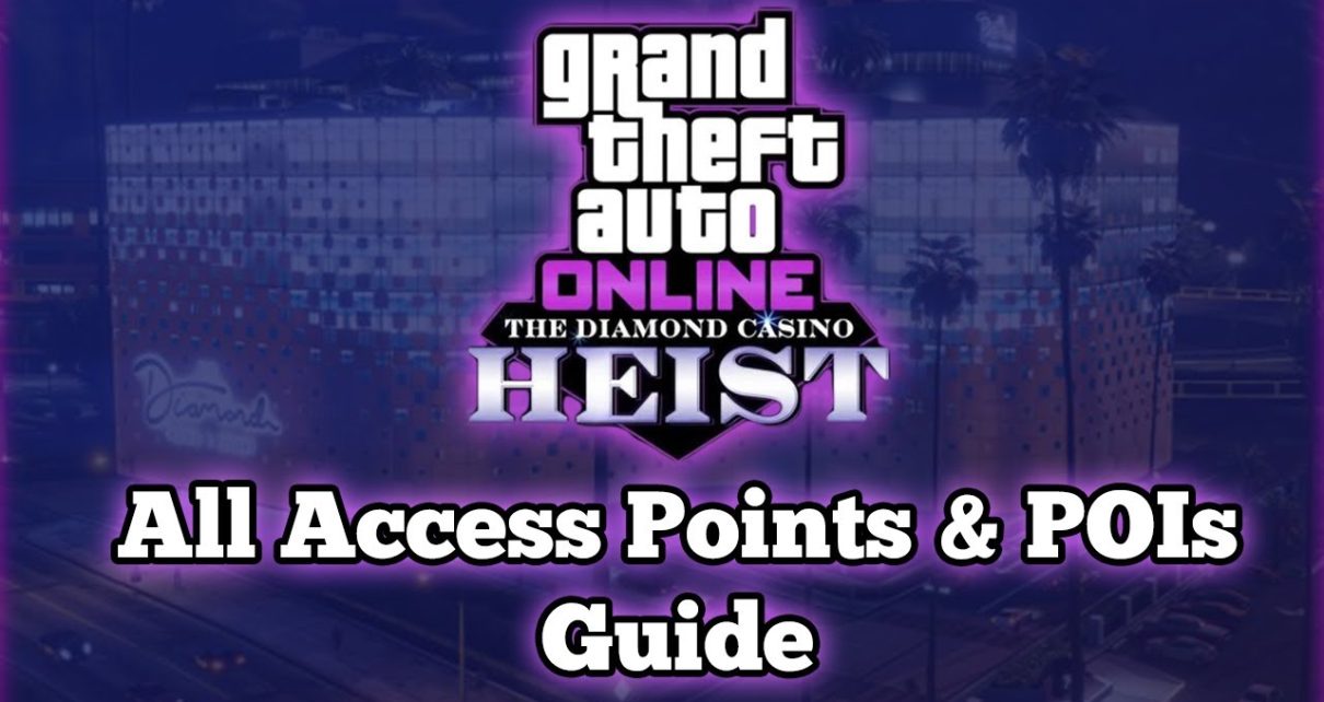 GTA Online Diamond Casino Heist: Access Points and Points of Interest (POI) Locations