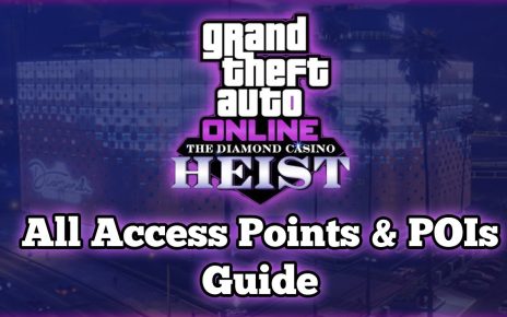 GTA Online Diamond Casino Heist: Access Points and Points of Interest (POI) Locations