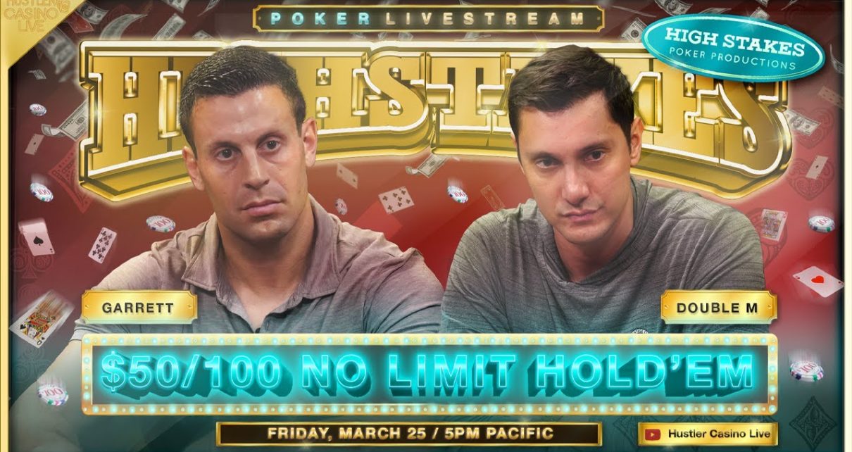 HIGH STAKES /100/200 w/ Garrett Adelstein, Double M, Nick, Mike Nia – Commentary by David Tuchman