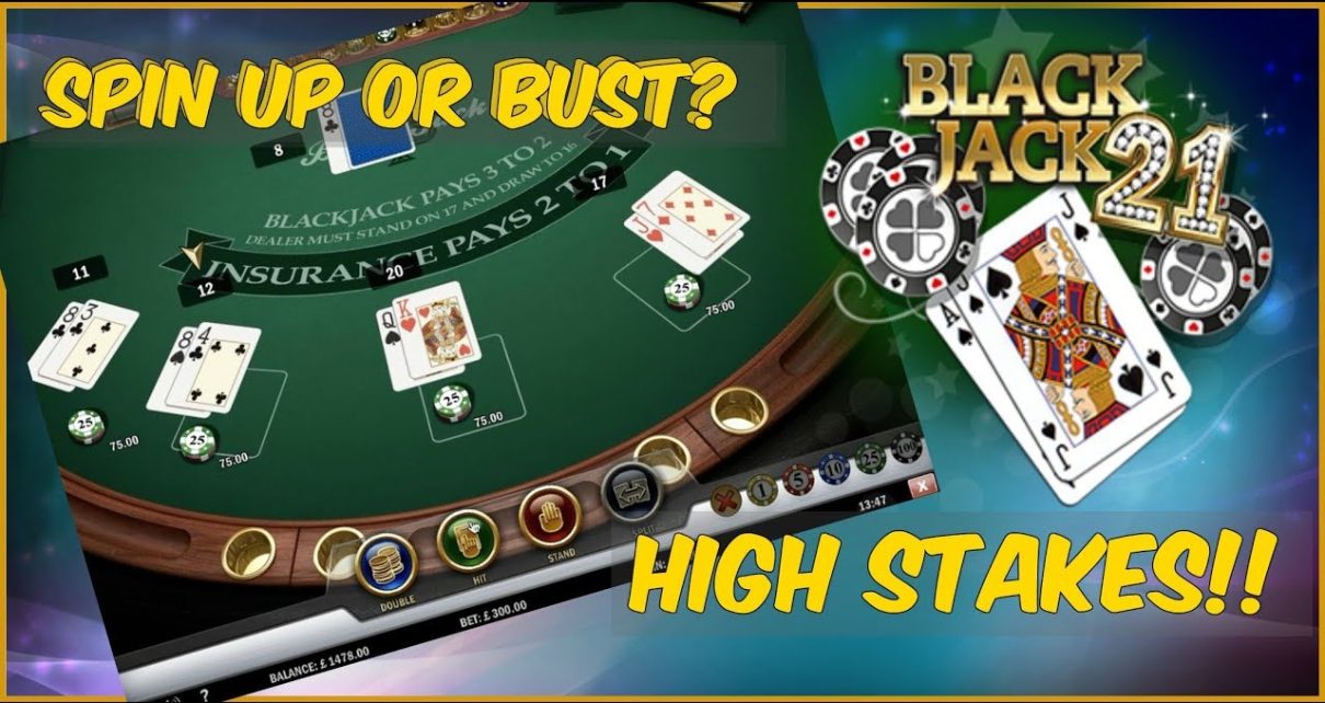 HIGH STAKES BLACKJACK! – Double Up or Double Down!? (Online Casino)