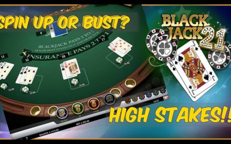 HIGH STAKES BLACKJACK! – Double Up or Double Down!? (Online Casino)