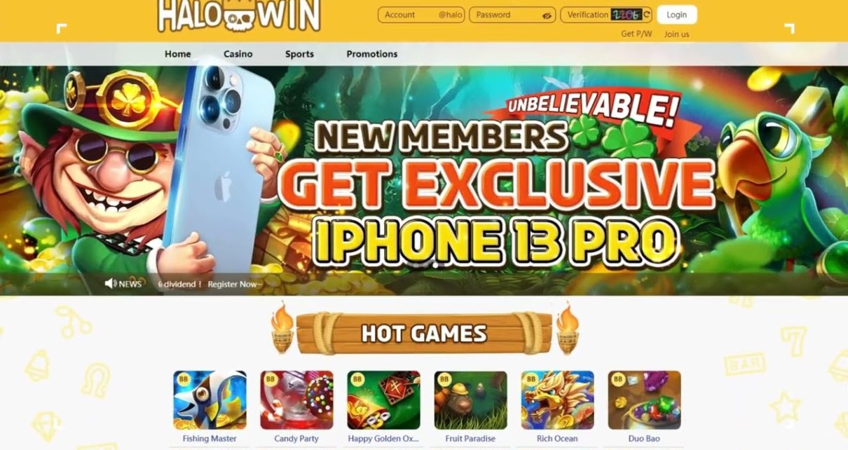Halo Win Online Casino Gaming Video