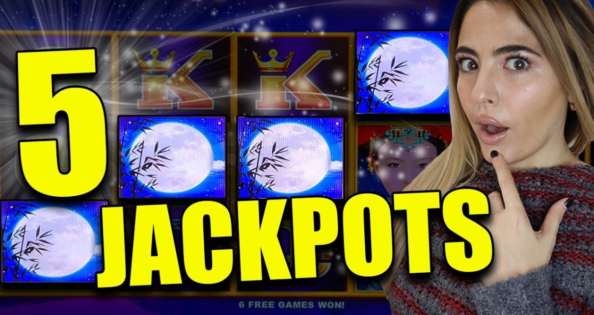 I BROKE My tape on AUTUMN MOON with 5 JACKPOTS!!!!