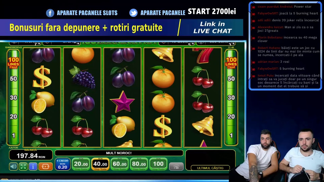 INCERCAM UN CASINO NOU DIN ROMANIA ! Pacanistii EP36. Aparate Pacanele Slots Livestream