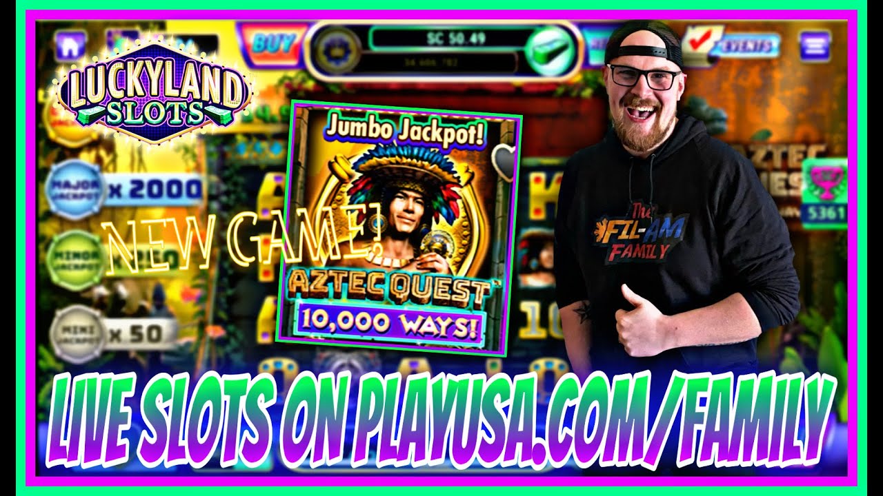 LIVE SLOTS | LUCKYLAND SLOTS | PLAYUSA.COM/FAMILY | ONLINE CASINO | WIN REAL MONEY