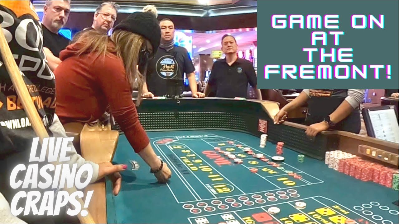 Live Casino Craps: It's GAME ON at the Fremont Hotel and Casino in Downtown Las Vegas