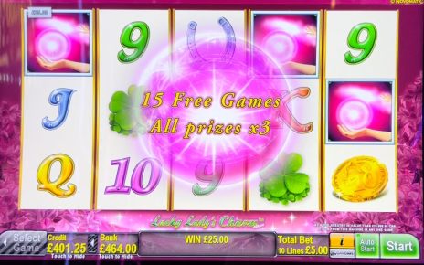 London Casino Slots session via the O2- Lucky Lady’s Charm , Book of Ra etc – Some max bet bonuses