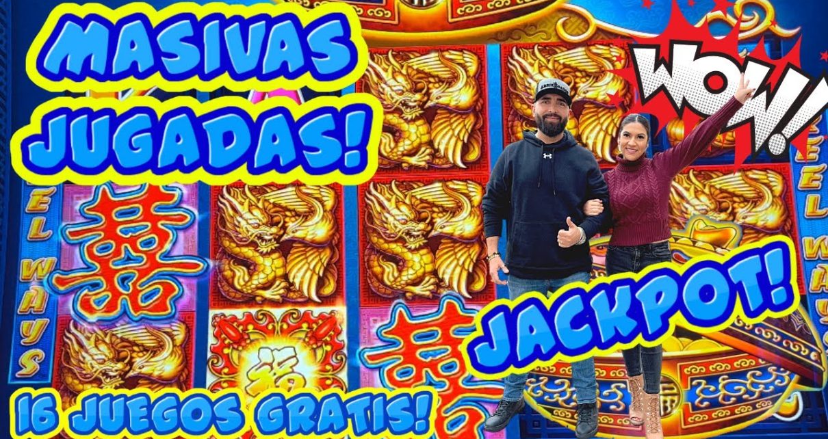 ⭐️  MASIVAS JUGADAS DOUBLE BLESSING JACKPOT ⭐️  16 JUEGOS GRATIS ?  EN EL CASINO DE HARD stone AC