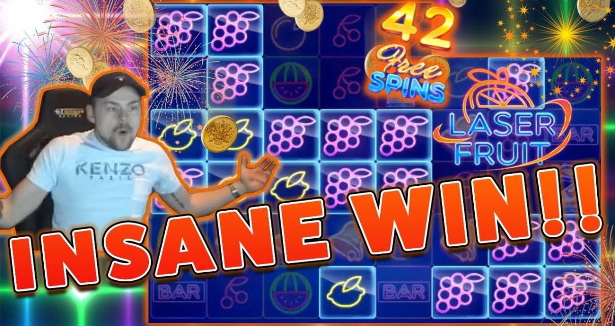 MASSIVE WIN!! Laser Fruit BIG WIN – HUGE WIN on Online Casino from Casinodady