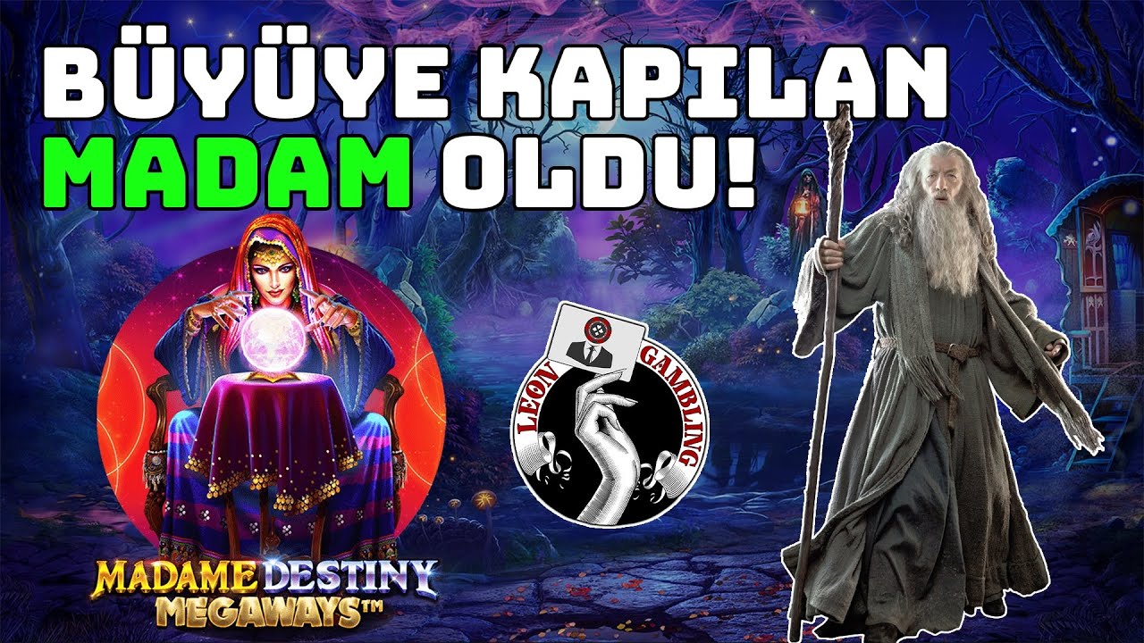 #MadameDestinyMegaways'de Sinir Bozan Oyunda Cebimiz Doldu! - Leon Casino #slot#casino #slotoyunları