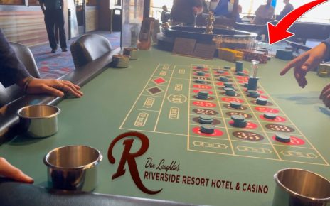 My Lucky # Came Just In Time at Don Laughlin's Riverside Casino Roulette Table.