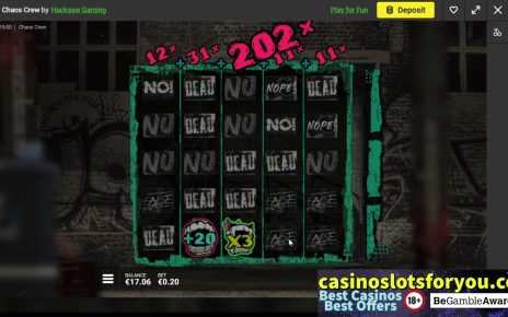 Online Casino Slots, Chaos Crew Big Win Bonus