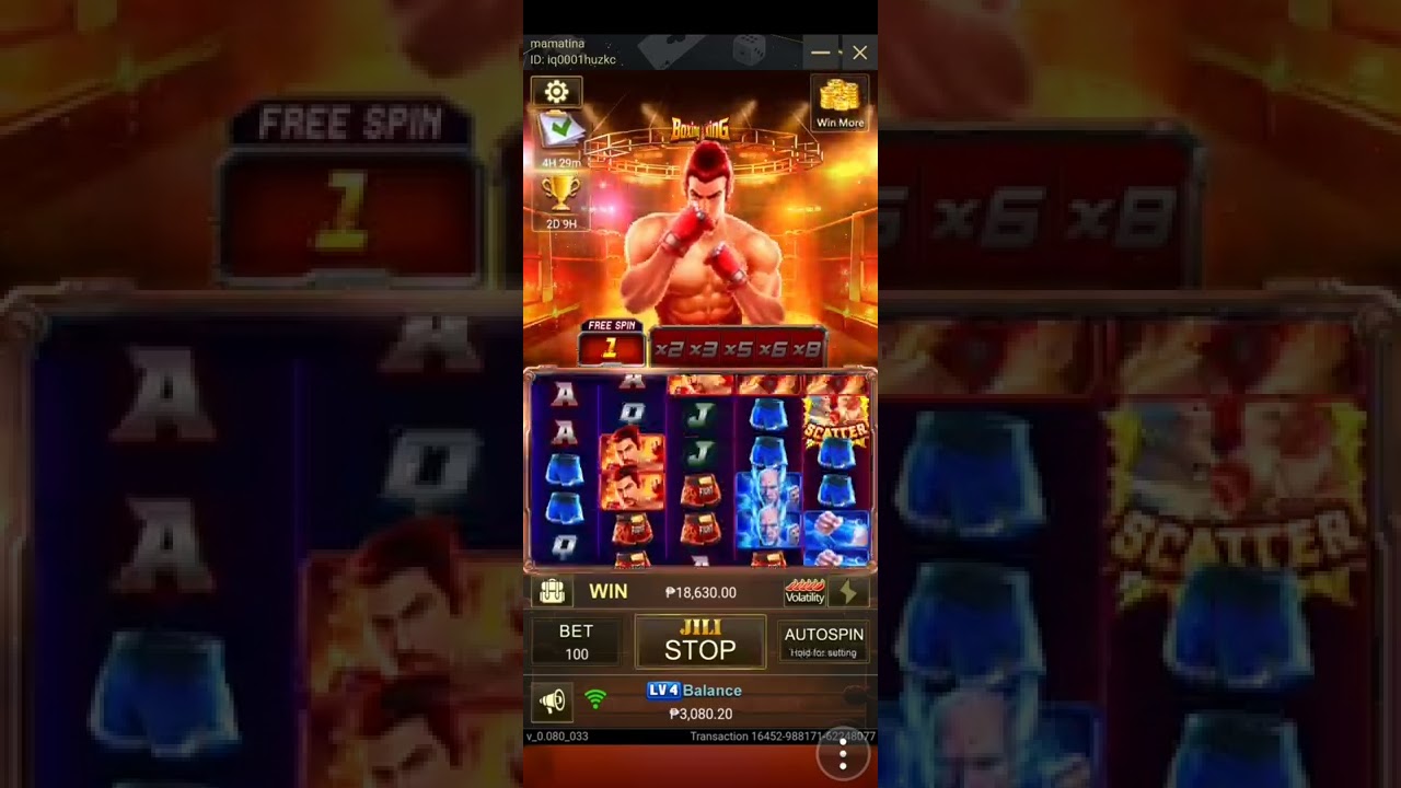 P18,000+++ FIRST TIME KO MAGLARO SA ONLINE CASINO (Boxing king 1