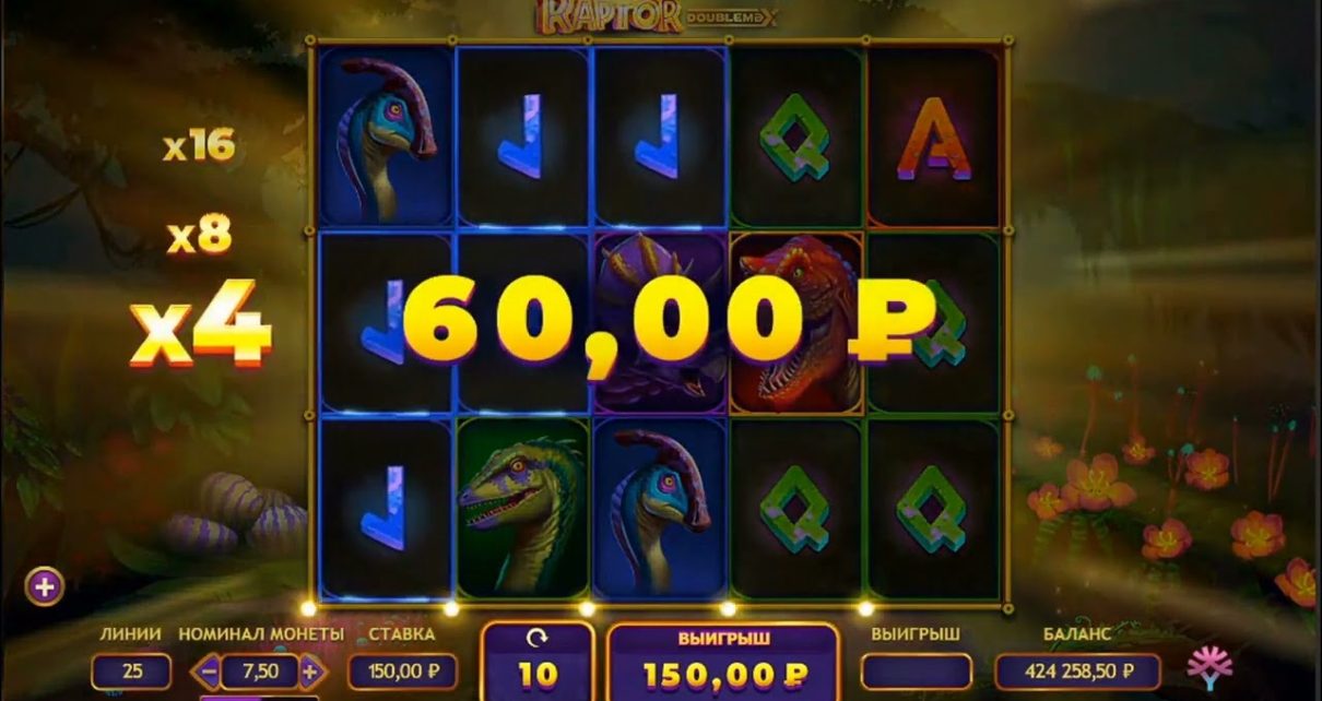 Raptor doublemax X 4096 free spin / Big win in online casino 2022