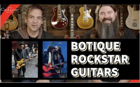 Rockstars that play Boutique Guitars