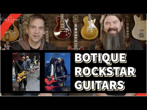 Rockstars that play Boutique Guitars