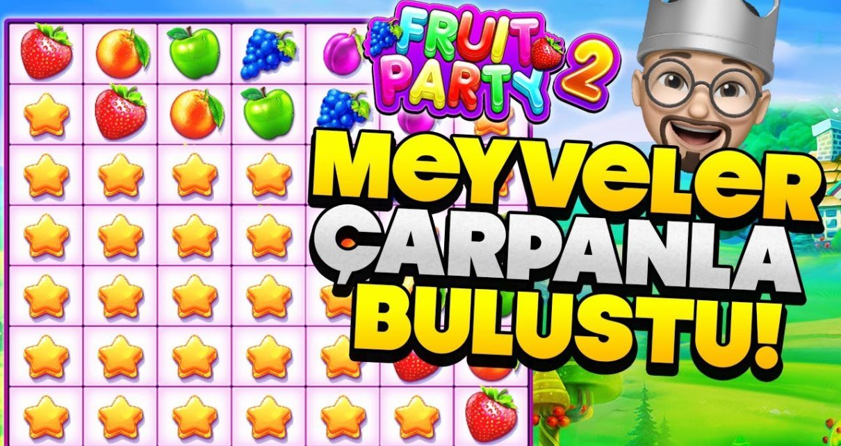 SLOT FRUIT PARTY 2 MEYVE SEVERİZ SEVERİZ #slot #slotoyunları #casino