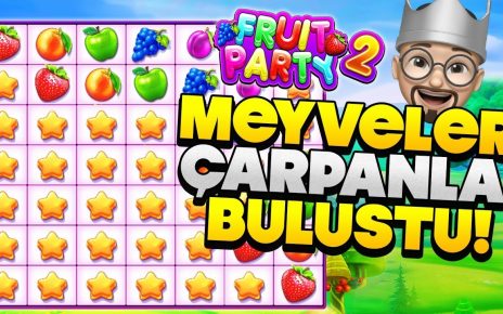 SLOT FRUIT PARTY 2 MEYVE SEVERİZ SEVERİZ #slot #slotoyunları #casino