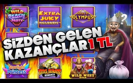 SLOT OYUNLARI ? 1₺ SİZDEN GELEN REKOR KAZANÇLAR ✓ #slot #slotoyunları #casino