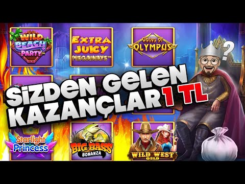 SLOT OYUNLARI ? 1₺ SİZDEN GELEN REKOR KAZANÇLAR ✓ #slot #slotoyunları #casino