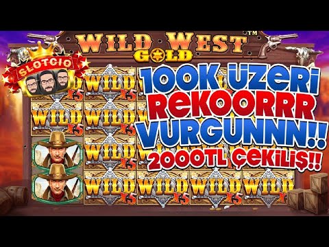 SLOT OYUNLARI?WILD WEST GOLD?BÖYLE VURGUN GÖRÜLMEDİ!!??2000TL NAKİT ÖDÜL?ı