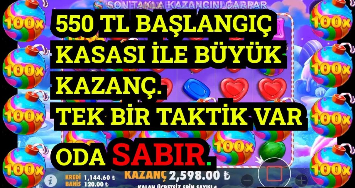SWEET BONANZA | Küçük Kasa (500 TL) İle Büyük Kazanç.|ı