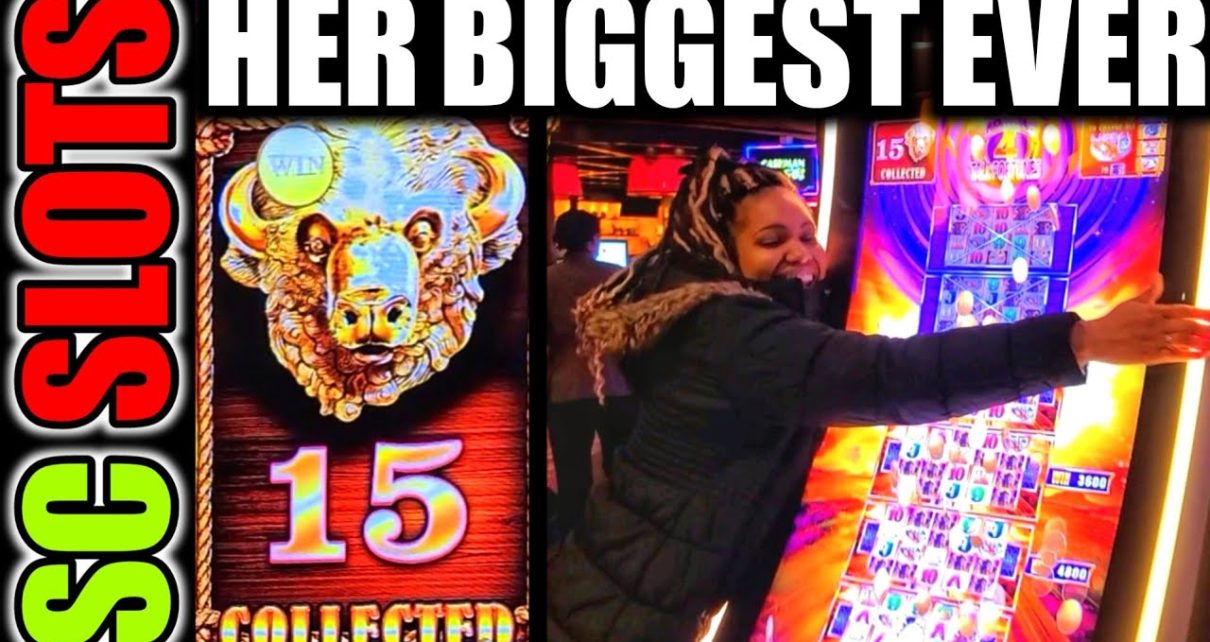 She Hit THE BIGGEST JACKPOT OF HER LIFE At Mirage Casino!!!