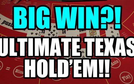 Winning BIG on Ultimate Texas Hold'em!? Did Victor Forget How To Count!?