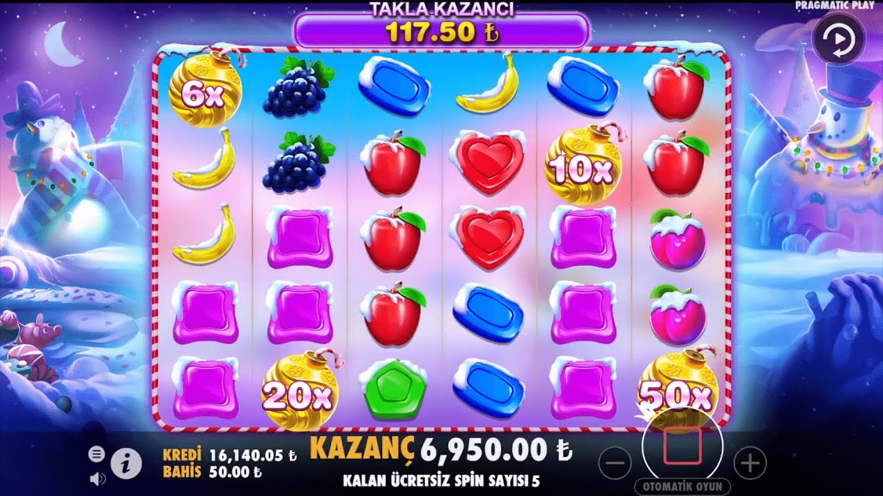 XMAS BONANZA Çarpan Yağmuruna Tutulduk Efsane Kazanç #xmasbonanza #casino #slot