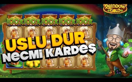 YENİ SLOT OYUNU RAINBOW GOLD DENEDİK✓ #slot #slotoyunları #casino