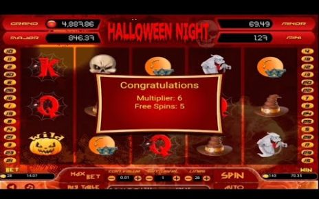 online casino Halloween free spin