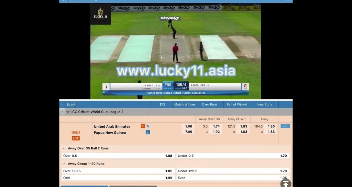 ✊✊【LUCKY11 Online Casino】Have a complete cricket match and betting system with high odds ✊✊