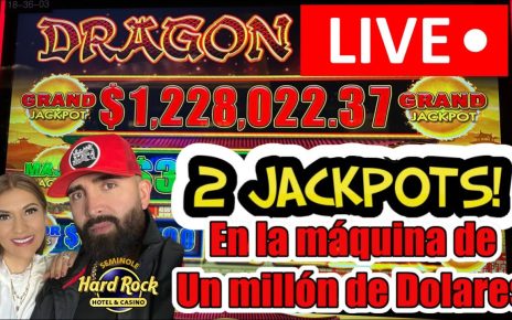 ?2 JACKPOTS EN VIVO ! LA MAQUINA DE UN MILLON DE DOLARES EN DRAGON LINK? TAMPA HARD stone