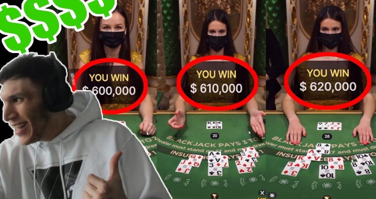 0,000 BlackJack Bets | TrainWrecksTV | HighStakes BlackJack