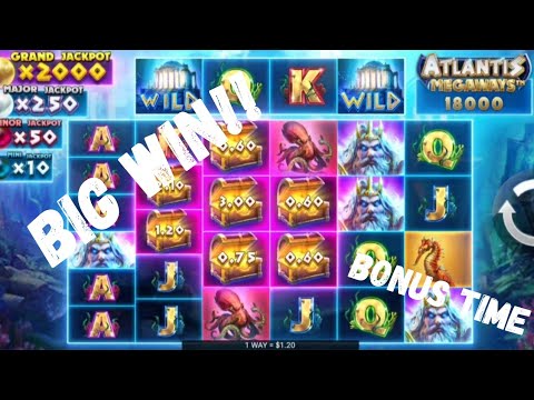 Another BIG WIN!!!?BONUS on Atlantis Megaways on BetMGM Online Casino