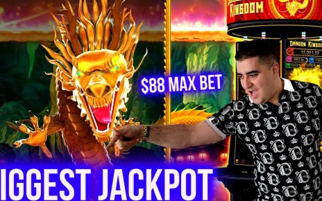 BIGGEST JACKPOT Ever On Dragon Kingdom Slot Machine | EP-11