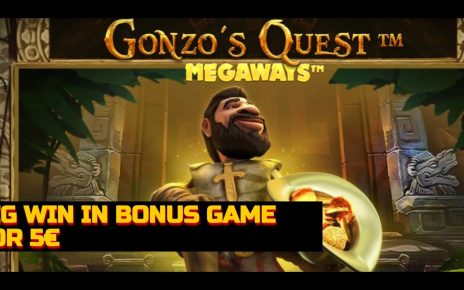 Big win in online casino. Gonzo’s Quest Megaways (x575)