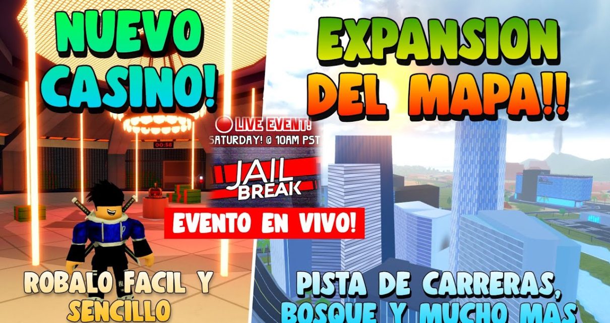 ?COMO ROBAR el NUEVO CASINO de ?JAILBREAK! | ?TODO LO QUE TRAJO LA ACTUALIZACION de ?ABRIL 2022