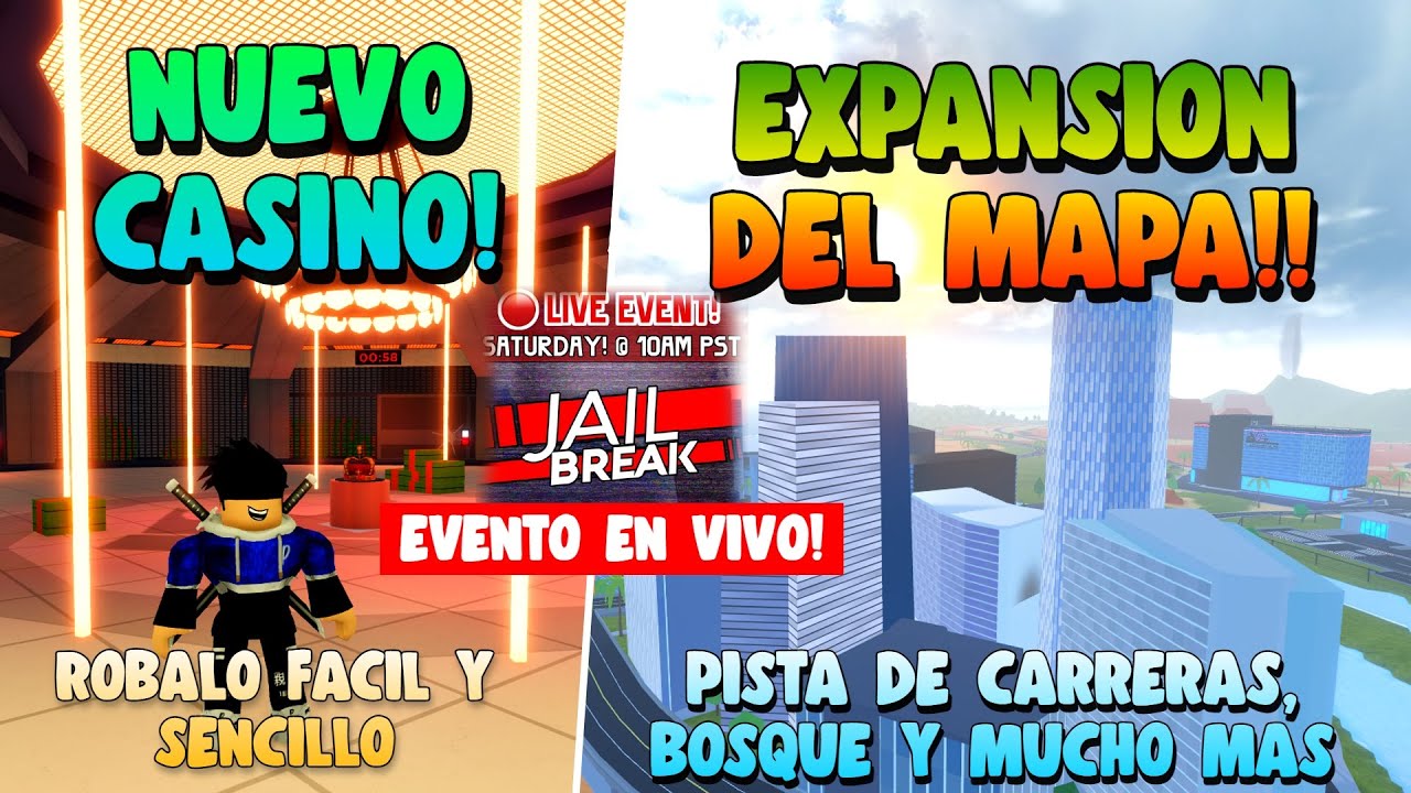 ?COMO ROBAR el NUEVO CASINO de ?JAILBREAK! | ?TODO LO QUE TRAJO LA ACTUALIZACION de ?ABRIL 2022