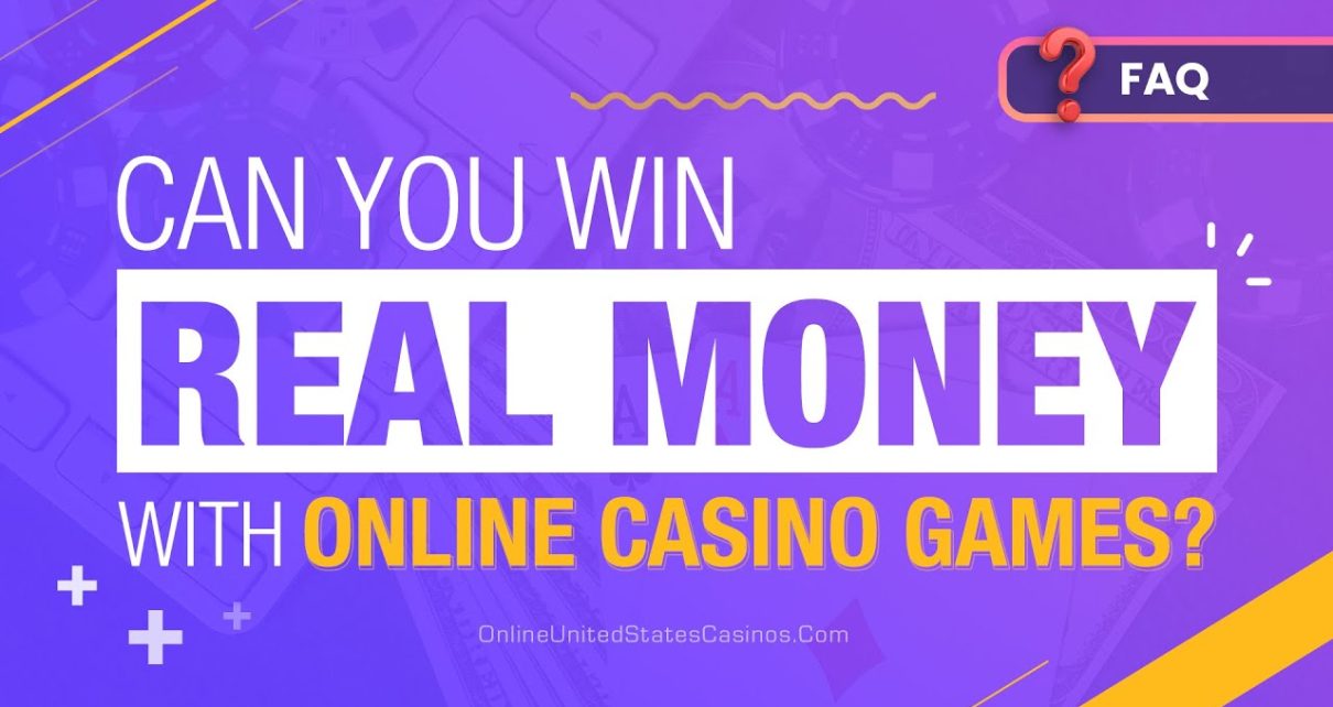 Can you win existent money with Online Casino games?