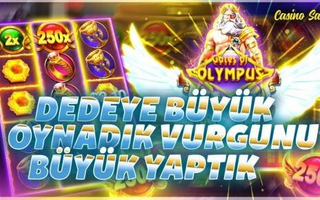 GATES OF OLYMPUS Dedeye Sağlam Geldik Efsane Kazandık #gatesofolympus #slot #casino