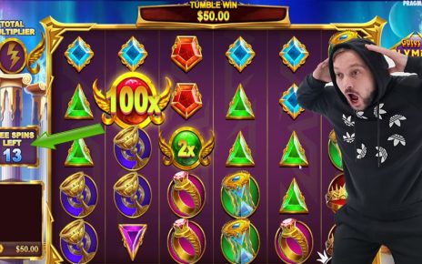 HIT x100 on GATES OF OLYMPUS! ? 13 Free Spins Left | Casino Slot Game