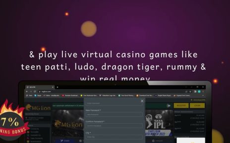 How to register on MGlion an online casino games platform