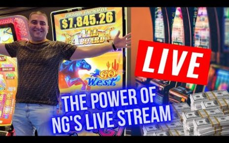 ? Huge JACKPOTS  During HIGH Limit Live Stream