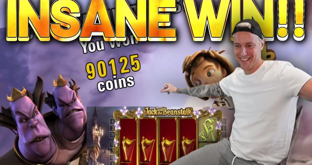 INSANE WIN!!! Jack And The Beanstalk BIG WIN – Casino Games from Casinodaddys live stream