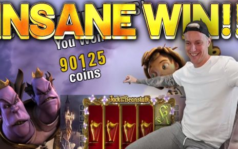 INSANE WIN!!! Jack And The Beanstalk BIG WIN – Casino Games from Casinodaddys live stream