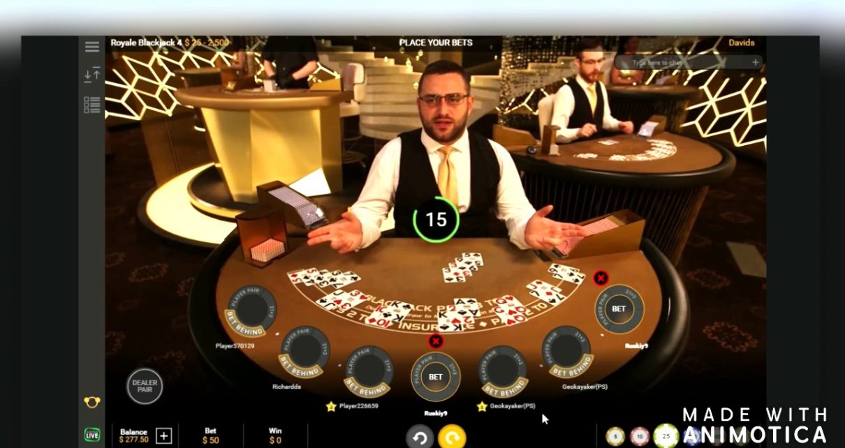 LIVE BLACKJACK ONLINE CASINO VS LIVE DEALER WINNING RUN