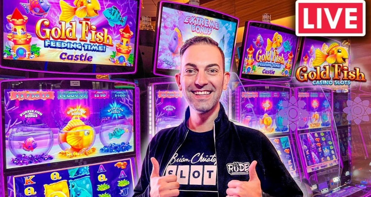 ? LIVE ? NEW Gold Fish Slot at Graton Casino!