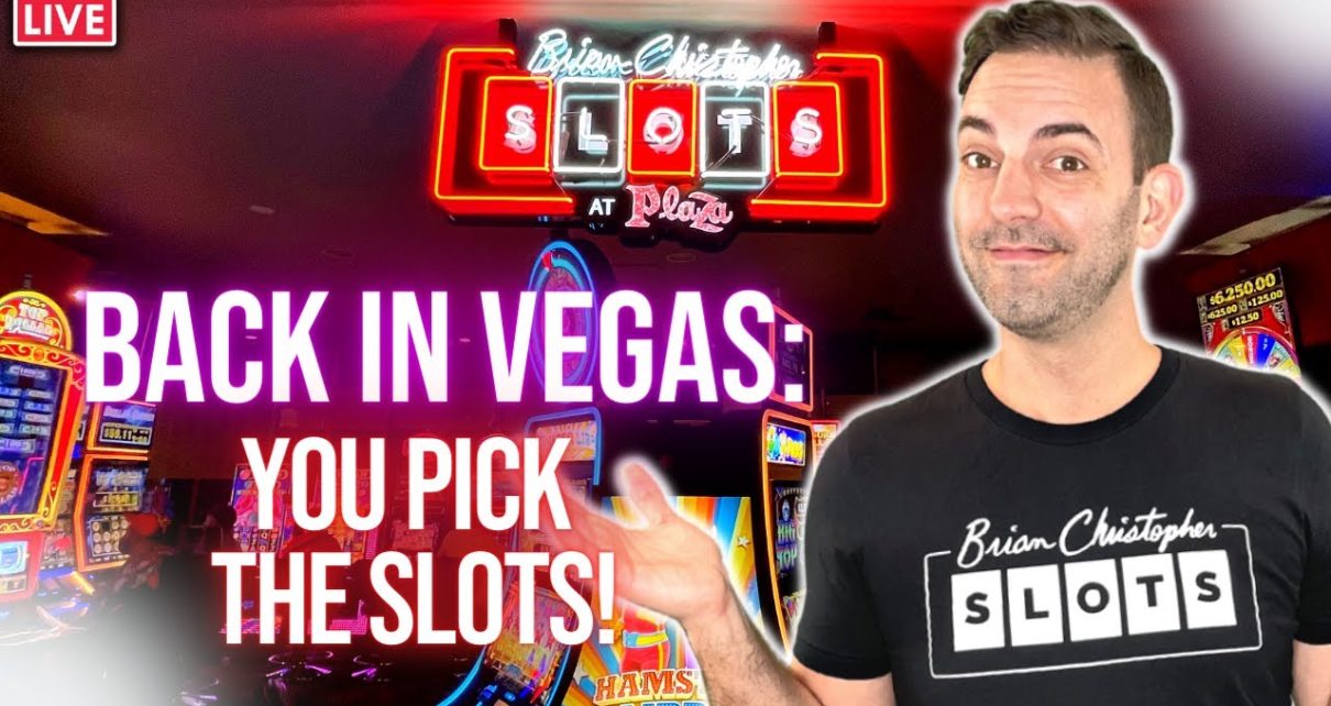 ? LIVE in Vegas ? YOU Pick the Slots we Play! ? Plaza Casino